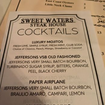 Sweet Waters Steak House - American Near Me - Westfield, New Jersey