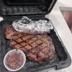 Texas Roadhouse - Yep will not allow me to complain about the lady manager and the food . Don't get carry out ever