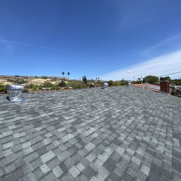 the roof of a home