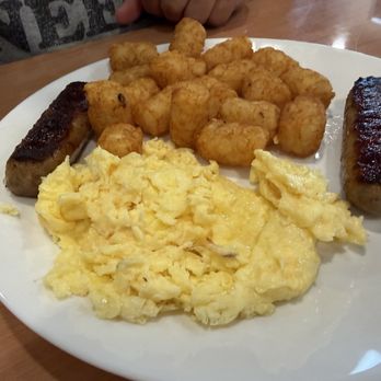 Strange Brews Coffee & Bites - Scrambled eggs, sausage and tots - Breakfast & Brunch Near Me - Buena Park, California Strange Brews Coffee & Bites - Scrambled eggs, sausage and tots - Breakfast & Brunch Near Me - Buena Park, California
