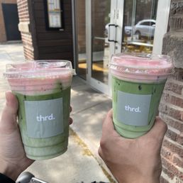 Hot Strawberry Matcha Latte