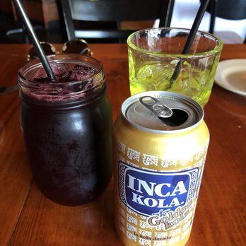 Lima Taverna - Chicha Miranda and Inka cola, both amazing. - Peruvian Near Me - Plano, Texas Lima Taverna - Chicha Miranda and Inka cola, both amazing. - Peruvian Near Me - Plano, Texas
