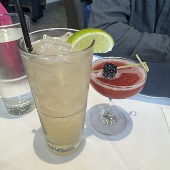 Waters Texas - Tequila (left) & Mezcal drinks - Seafood Near Me - Fort Worth, Texas