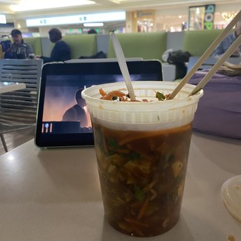 Freshii - Spicy Lemongrass Soup is actually really spicy - nose started running - New American Near Me - Sacramento, California