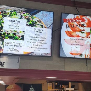 Picasso Pizza III - menus on the wall - Pizza Near Me Picasso Pizza III - menus on the wall - Pizza Near Me