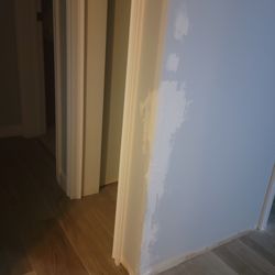 Leon's Furniture Store - The wonderful job the repair guy did to my wall in November, then never came back.