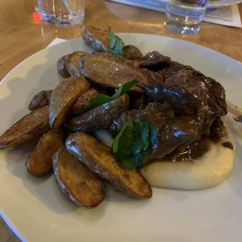 Carnegie Cellars Wine Bar and Kitchen - Braised short rib entre - New American Near Me - Rochester, New York