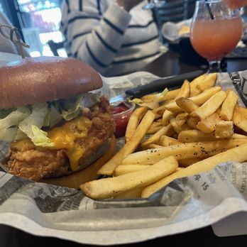 The Brass Tap - Chicken burger - Beer Bar Near Me - Modesto, California The Brass Tap - Chicken burger - Beer Bar Near Me - Modesto, California