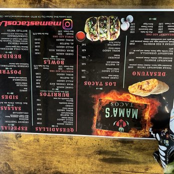 Mama's tacos - Menu - Mexican Near Me - Harbor City, California Mama's tacos - Menu - Mexican Near Me - Harbor City, California