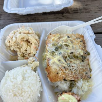 Hoku's - Ono plate w/ macaroni and rice - Food Trucks Near Me