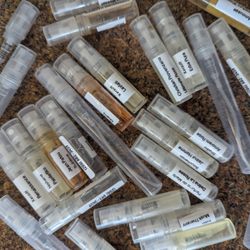 Parfumerie Nasreen - We can decant any fragrance into a 2ml or 5ml sample. Prices vary, but are complimentary with purchase.