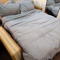 The Horton Hotel and Rooftop Lounge - Suite 11, top floor has a very comfortable king bed as well as this pull-out sofa sleeper.