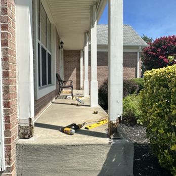 Sigma Construction Partners  - Before- rotting post - General Contractors Near Me - Vienna, Virginia