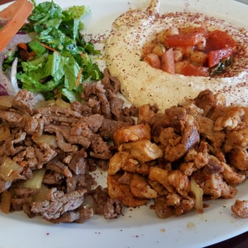Mr. Kebab - Combo doner plate with hummus in place of rice - Turkish Near Me - Union City, California Mr. Kebab - Combo doner plate with hummus in place of rice - Turkish Near Me - Union City, California