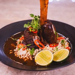 Roller’s Private Dinners and Events - Birria Lamb Shank Ramen