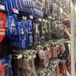 Lowe's Home Improvement - Wall of screw drivers