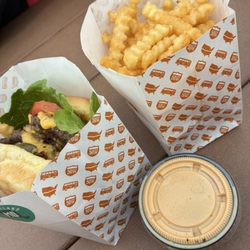 Fifty West Production Works - Double Maryland with fries and fry sauce
