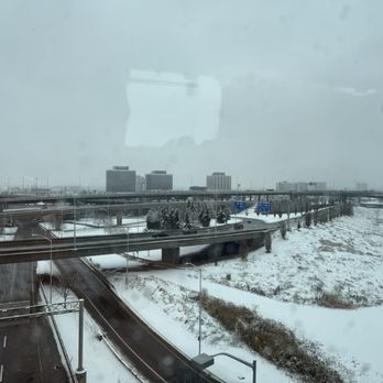 Union Pearson Express - Pearson Station - View from the train - Trains Near Me - Mississauga, Ontario Union Pearson Express - Pearson Station - View from the train - Trains Near Me - Mississauga, Ontario