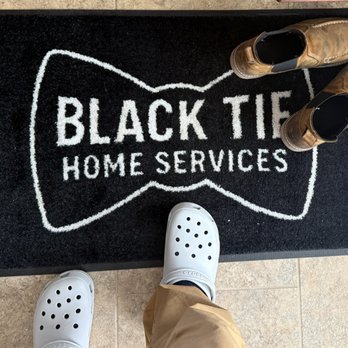 Black Tie Home Service - Black Tie Home Services technicians always respect your home. A clean welcome mat and crocs are used on each job. - Heating & Air Conditioning/HVAC Near Me - Springfield, Illinois Black Tie Home Service - Black Tie Home Services technicians always respect your home. A clean welcome mat and crocs are used on each job. - Heating & Air Conditioning/HVAC Near Me - Springfield, Illinois