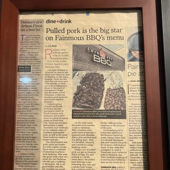 Fainmous BBQ - Barbeque Near Me - Houston, Texas