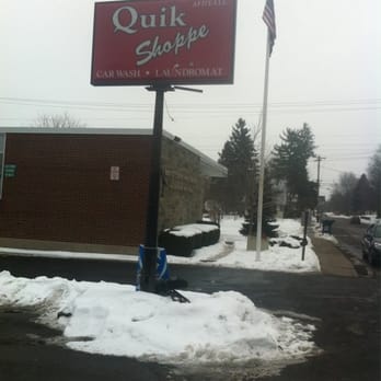 Quik Shoppe - sign in the snow - Grocery Near Me - Interlaken, New York Quik Shoppe - sign in the snow - Grocery Near Me - Interlaken, New York