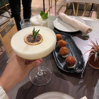 Puerta del Sol - Valencia sour and Croquetas de Jamón / Ham Croquettes - Tapas/Small Plates Near Me - San Jose, California Puerta del Sol - Valencia sour and Croquetas de Jamón / Ham Croquettes - Tapas/Small Plates Near Me - San Jose, California