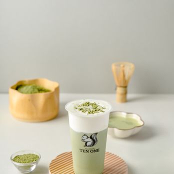 Ten One Tea House - Matcha Latte w/ Milk Foam - Bubble Tea Near Me - Cambridge, Massachusetts Ten One Tea House - Matcha Latte w/ Milk Foam - Bubble Tea Near Me - Cambridge, Massachusetts
