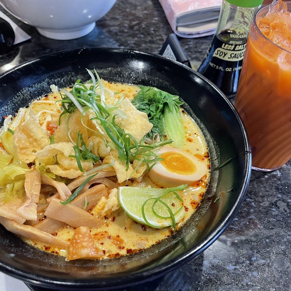Noodle Boulevard - Chicken Curry Ramen and Thai Tea - Ramen Near Me - Cary, North Carolina Noodle Boulevard - Chicken Curry Ramen and Thai Tea - Ramen Near Me - Cary, North Carolina