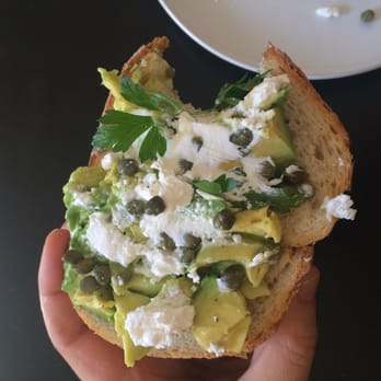 The Gettin' Place - Avo toast with feta and capers - Cafes Near Me - New Farm, QLD