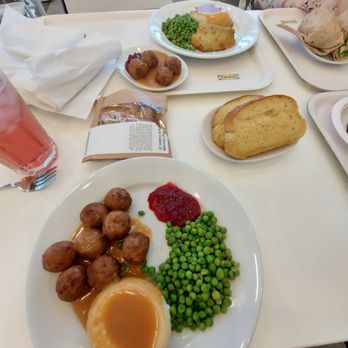 IKEA Restaurant - 10 meatball meal - Scandinavian Near Me - Costa Mesa, California