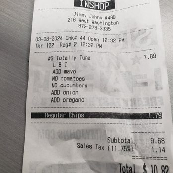 Jimmy John's - Sandwiches Near Me - Chicago, Illinois