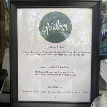 Heirloom - Menu- changes weekly. Check FB for up to date. - Sandwiches Near Me - Fort Worth, Texas