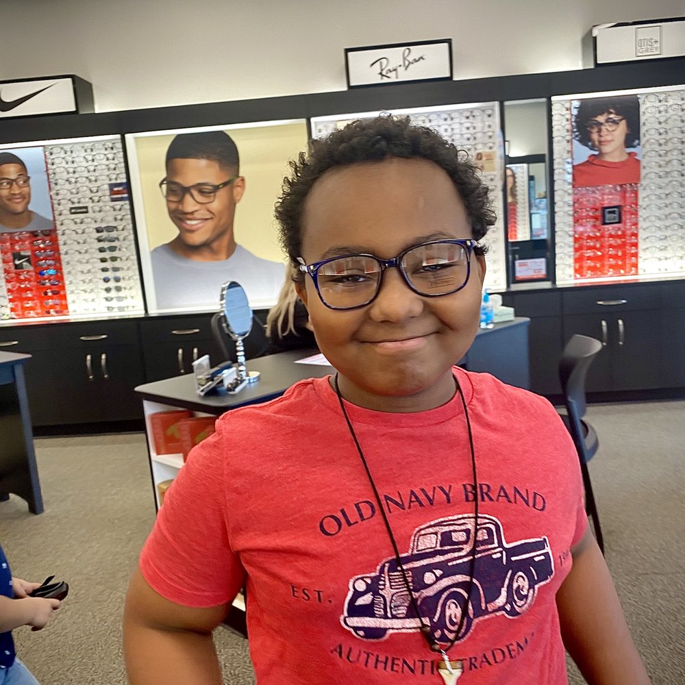 Visionworks - Elias and his cool blue frames! - Optometrists Near Me - Mesa, Arizona Visionworks - Elias and his cool blue frames! - Optometrists Near Me - Mesa, Arizona