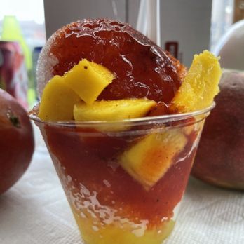 Tacos Morelotes - a variety of fruits - Shaved Ice Near Me - Detroit, Michigan