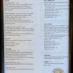 Little City Diner - Menu