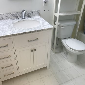Clark Builders - SImple bathroom update. New flooring and new vanity. SUCH A DIFFERENCE! - General Contractors Near Me - Lompoc, California Clark Builders - SImple bathroom update. New flooring and new vanity. SUCH A DIFFERENCE! - General Contractors Near Me - Lompoc, California