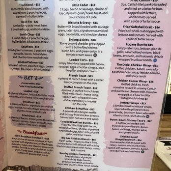 Redhead Bay Cafe - 12/30/2022 Menu - New American Near Me - Virginia Beach, Virginia