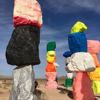 Seven Magic Mountains - Public Art Near Me - Las Vegas, Nevada