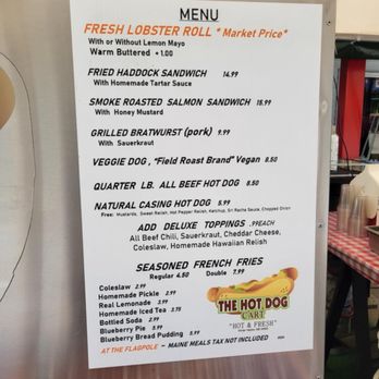 The Hot Dog Cart - Food Stands Near Me - Winter Harbor, Maine
