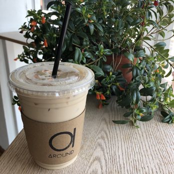 Around Cafe - Milk tea latte - Bubble Tea Near Me - Arlington Heights, Illinois