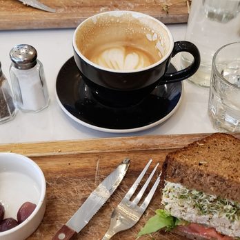 Mr West Coffee - Tuna salad! Hits the spot even for breakfast, have it with their coconut cream latte. Delectable. - Wine Bars Near Me - Seattle, Washington