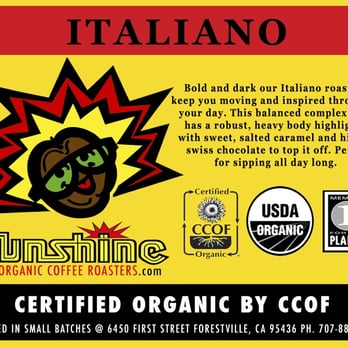 Sunshine Coffee Roasters - certified organic coffee roasters certified organic coffee roasters certified organic coffee roasters - Coffee Roasteries Near Me - Forestville, California