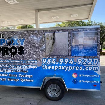 The Epoxy Pros - a trailer for a cleaning company - Flooring Near Me The Epoxy Pros - a trailer for a cleaning company - Flooring Near Me