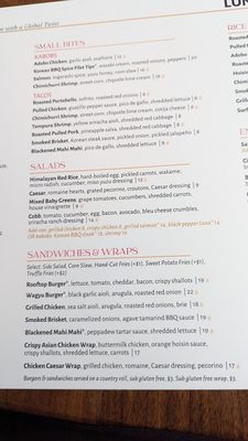 Menu photo 6 At The Rooftop Canton, CT