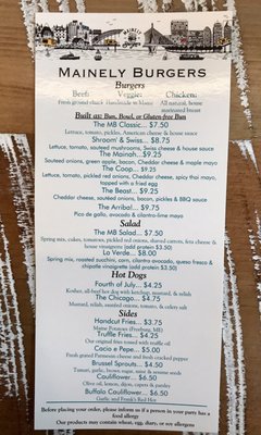 Mainely Burgers by null