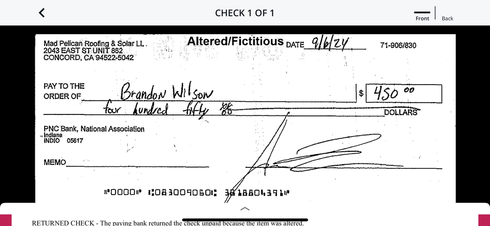 Slide of Mad Pelican Roofing