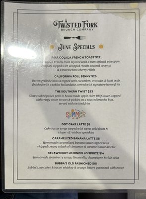 Menu photo 2 Twisted Fork Brunch Company Bellmore, NY Menu photo 2 Twisted Fork Brunch Company Bellmore, NY