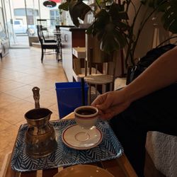 Authentic Lebanese coffee and house-made baklava