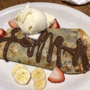 My Cafe - Banana and Strawberry Nutella crepe - Breakfast & Brunch Near Me - Newark, California My Cafe - Banana and Strawberry Nutella crepe - Breakfast & Brunch Near Me - Newark, California