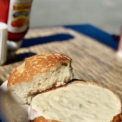 Hofbrau - Clam Chowder in a Bread Bowl